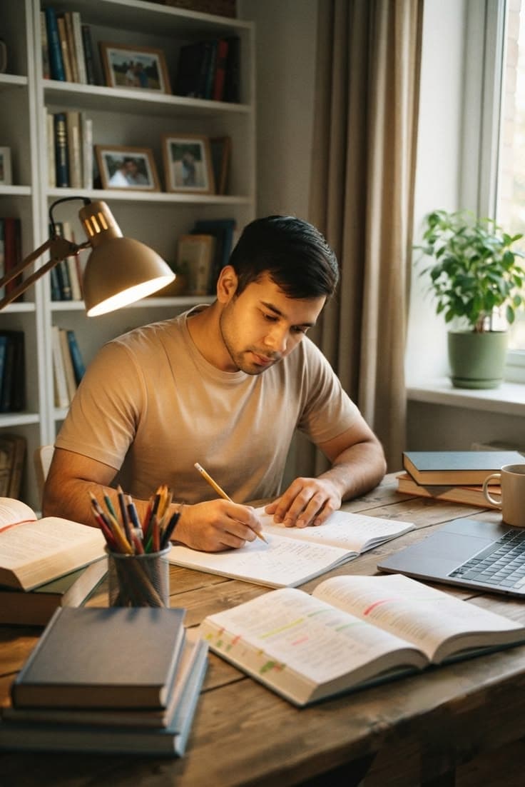 Estudantes de escola e universidade